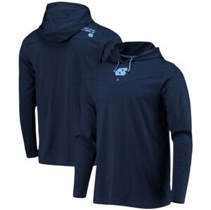 Jordan Men's UNC North Carolina Tar Heels Long Sleeve Hoodie Shirt Blue Size XXL